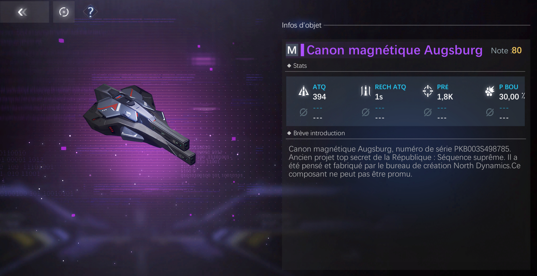 Canon magnétique Augsburg