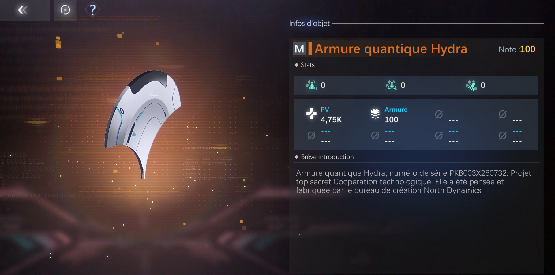Armure quantique Hydra