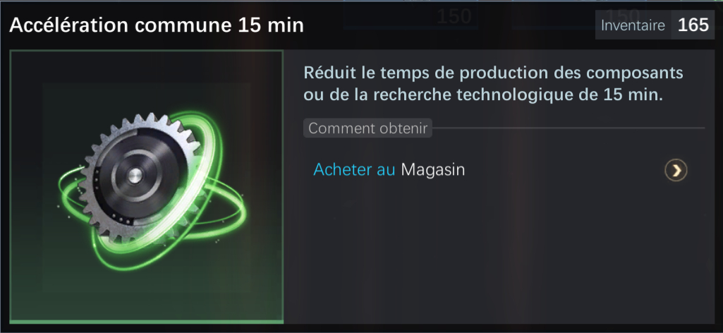 Accélération commune 15m