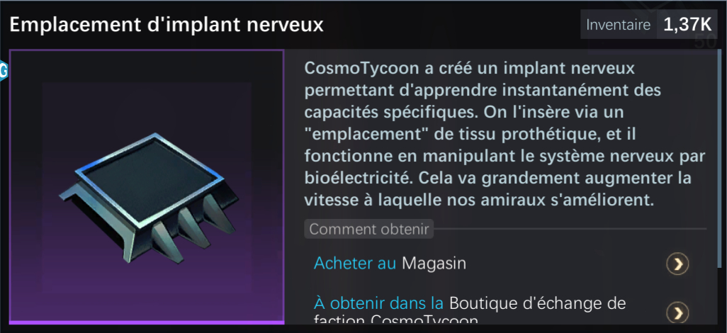 Emplacement d'implant nerveux
