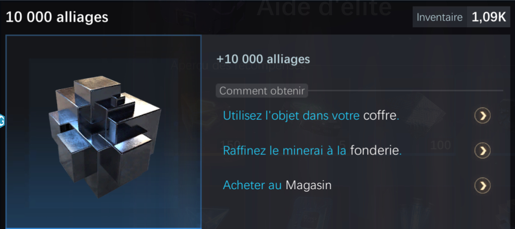 Alliages 10000