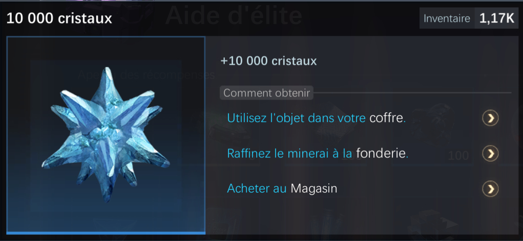 Cristaux 10000